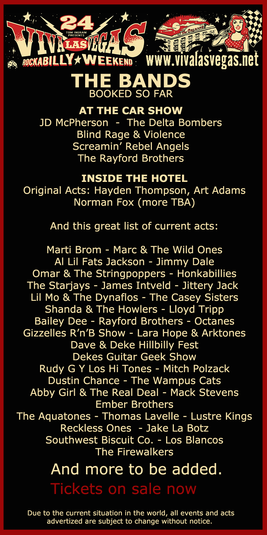 Viva Las Vegas bands